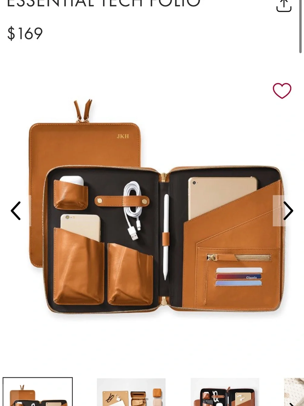 Mark & Graham Leather Tech Folio